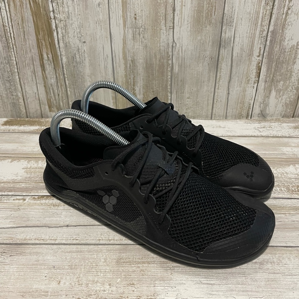 VIVOBAREFOOT Primus Lite Obsidian Shoes Sneaker Low Top Womens Size 39 L Black